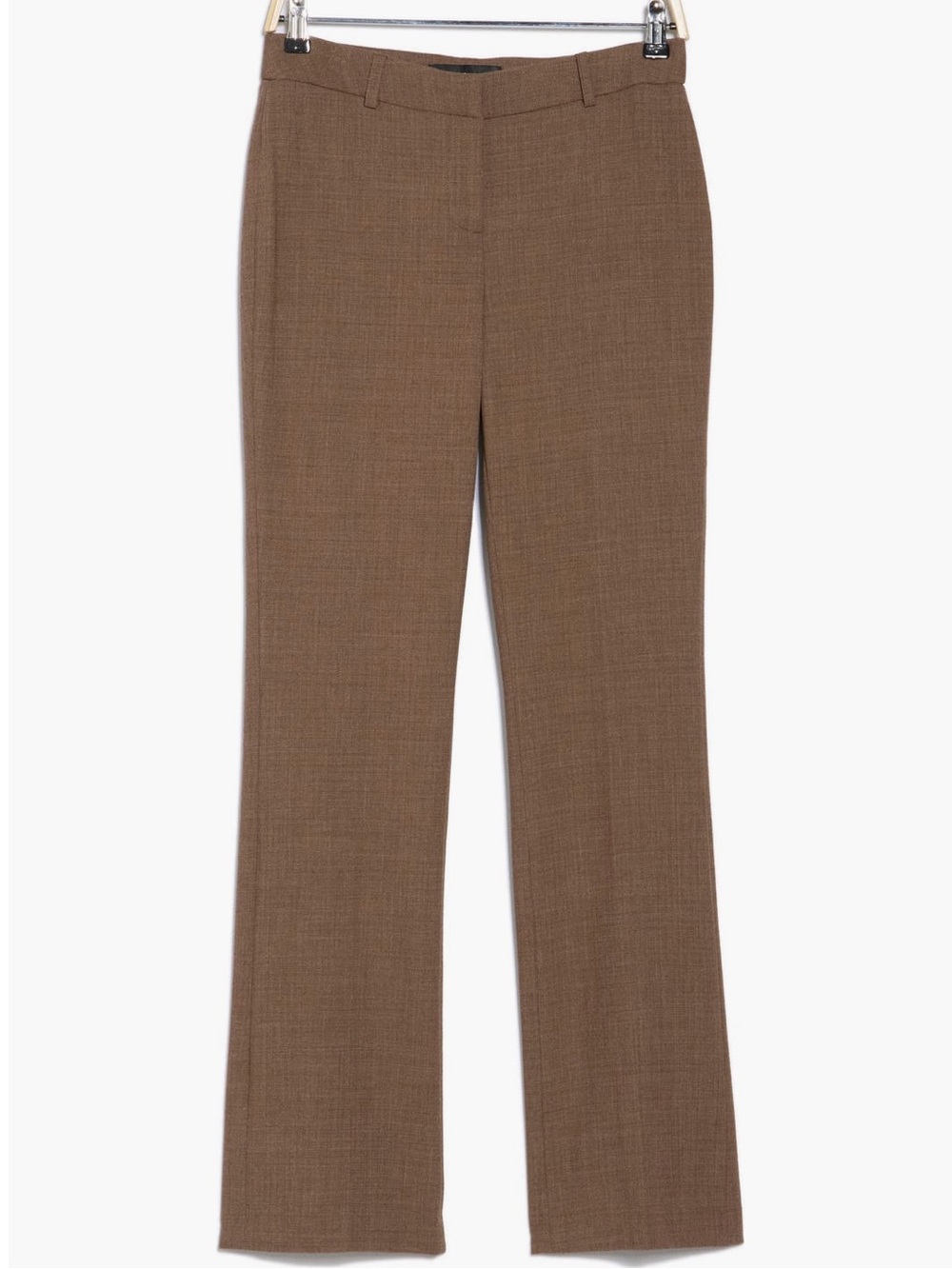 Amanda & Chelsea ARI Slim Straight Brown Tailored Dress Pants size 6